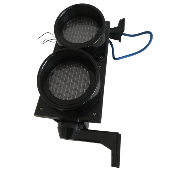 Linterna semáforo LED con 2 luces v/r 220v 5w d°100 (serie rs)